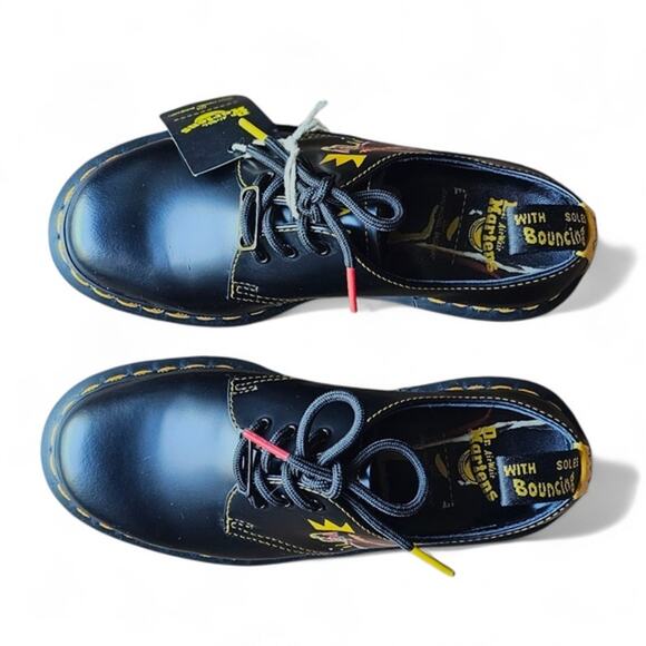 Dr. Martens 1461 Basquiat Jean-Michel Pez Dinosaur Oxford Derby Shoes EU 37 - Picture 4 of 16